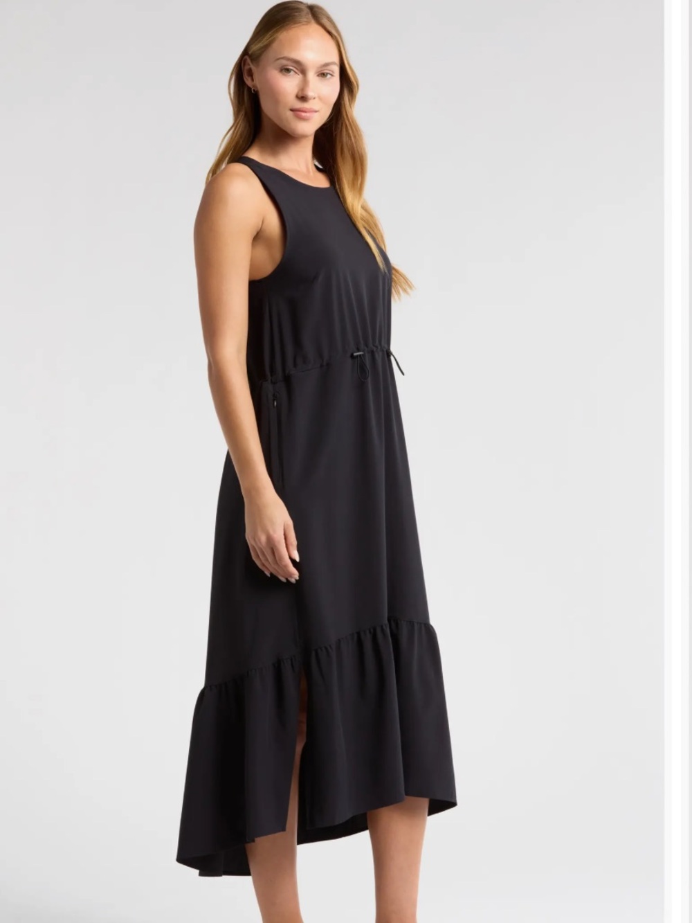 Zella Pursuit Tiered Midi Dress - Picture 3 of 9